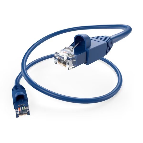 3Ft Blue Cat6A 10 Gigabit Patch Cable, Utp, Snagless, Unirise Usa, Mfr#: PC6A-03F-BLU-S
